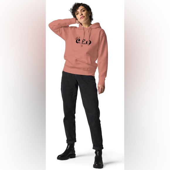 “SHE IS CEO" Graphic Hooded-NWT - Picture 2 of 4